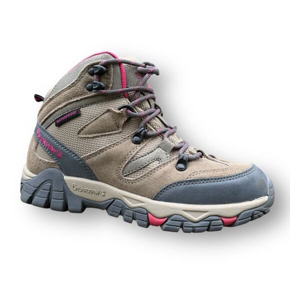 Bearpaw Women’s Corsica Boots Taupe Pink Hiker Hiking Boot Outdoor Size 8 - Picture 11 of 15